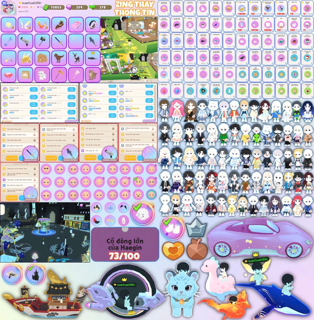 Acc Playtogether Tự chọn